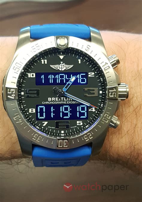 breitling b50 vs aerosace|breitling b55 battery life.